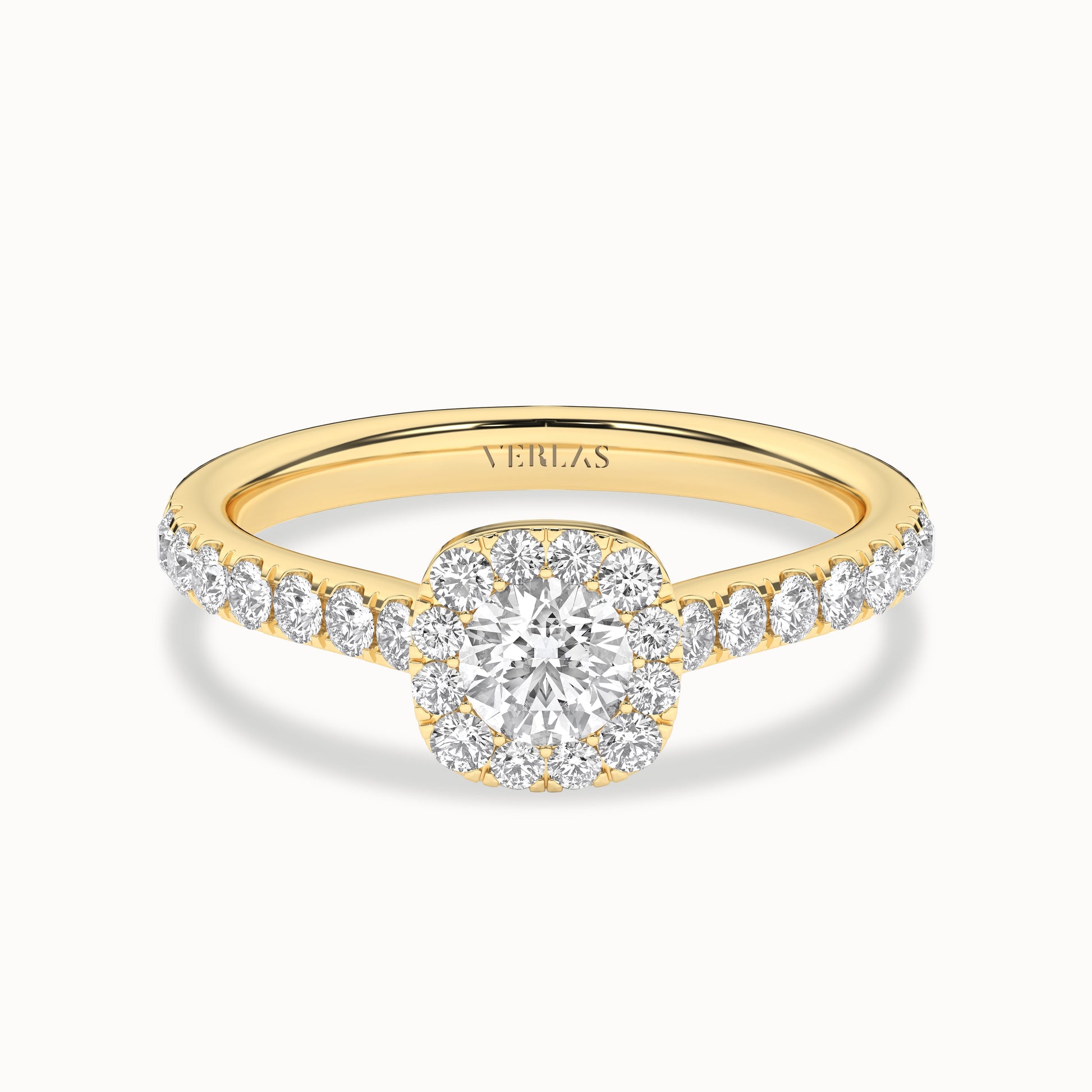 Signature Iconic Round-Princess Halo Ring_Product Angle_1Ct - 1