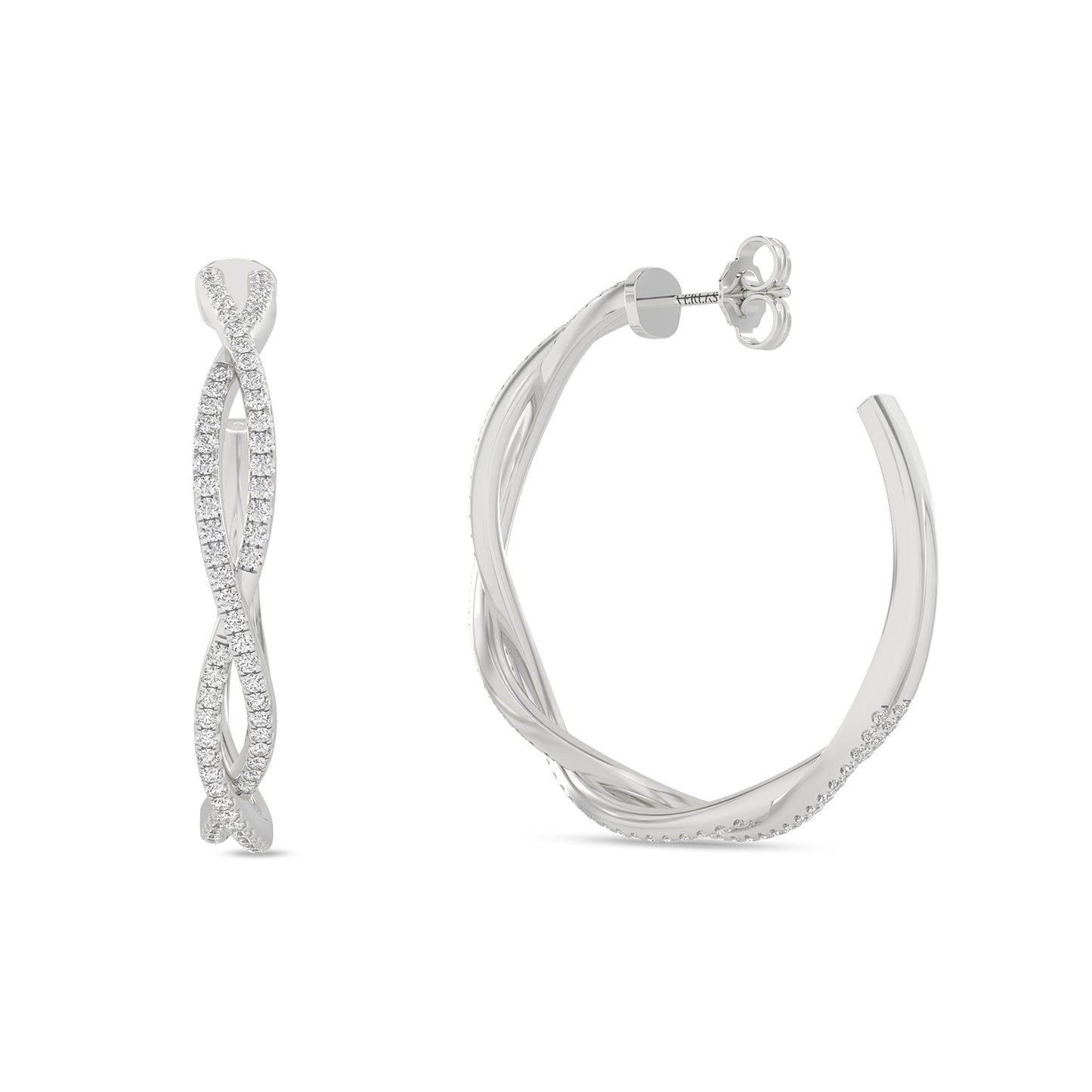 Entwined Hoops_Product Angle_1 Ct. -  3