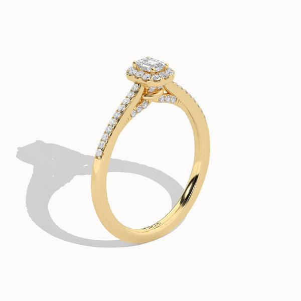 Signature Emerald Halo Ring