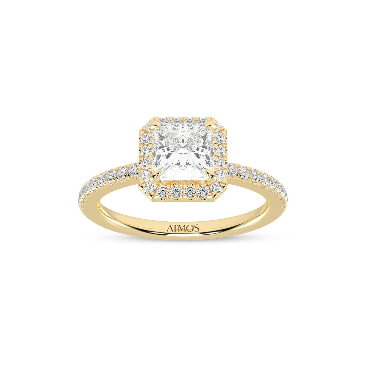 Luxe Princess Halo Ring