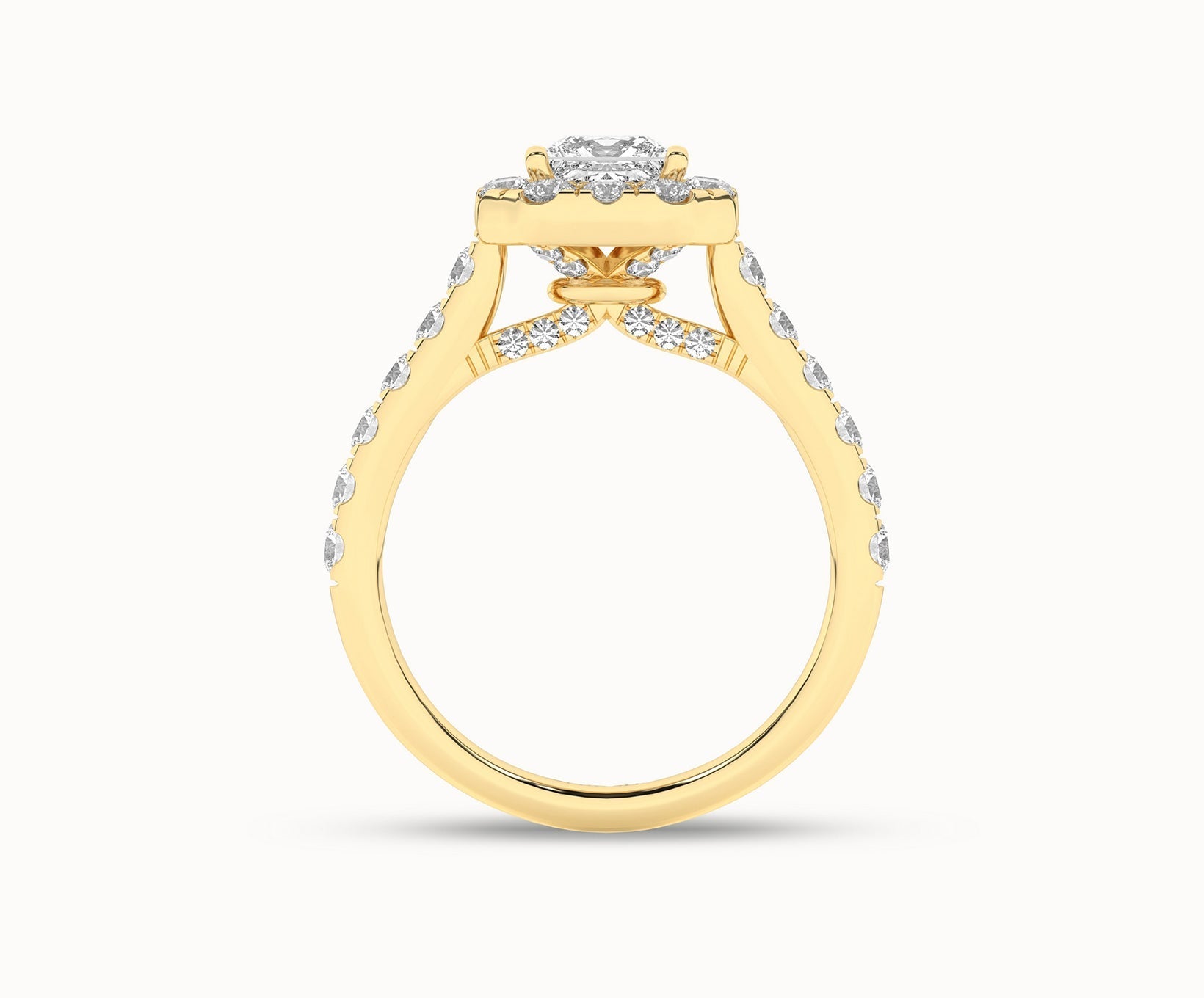 Signature Princess Halo Ring_Product Angle _2Ct. - 3