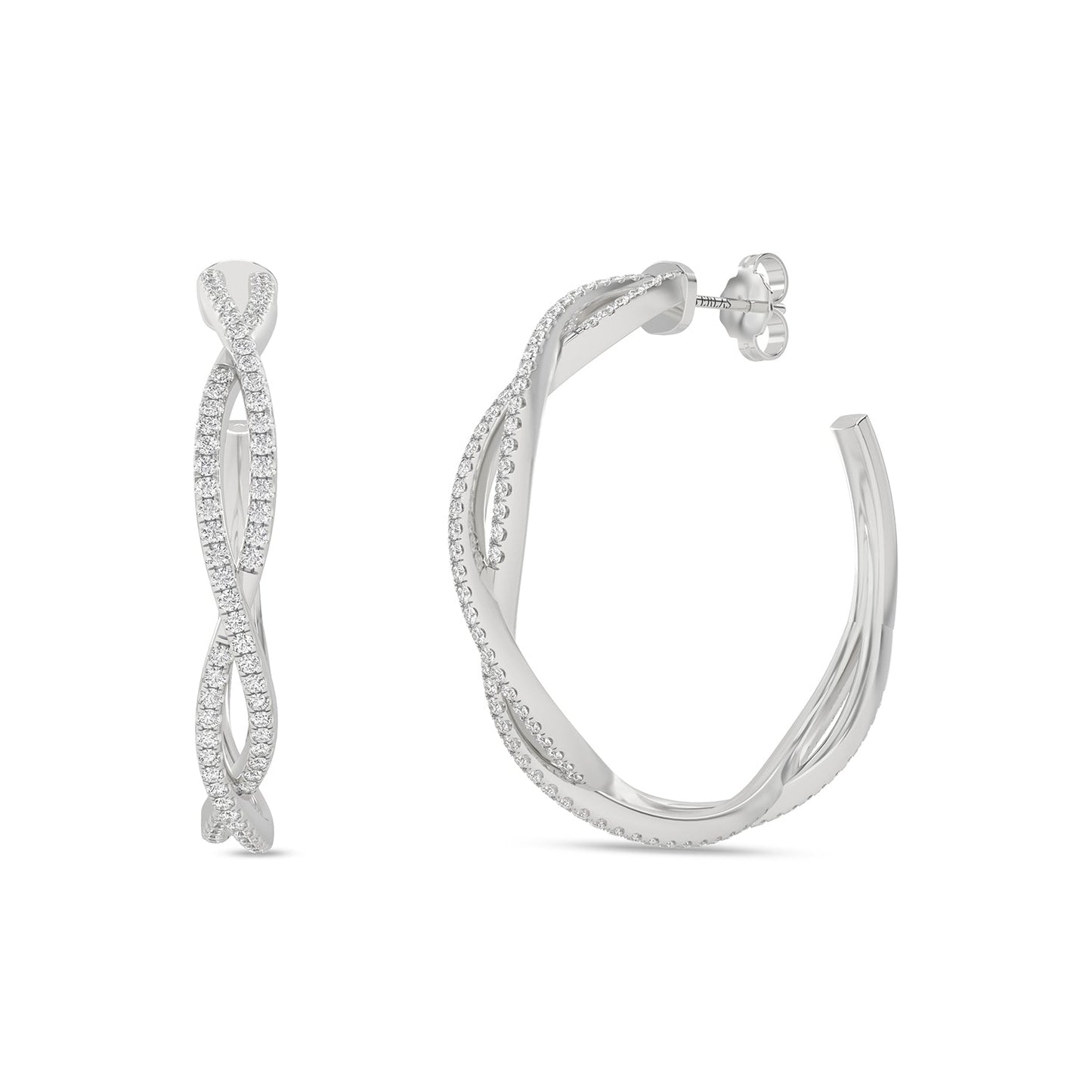 Entwined Hoops_Product Angle_1 Ct. -  1 