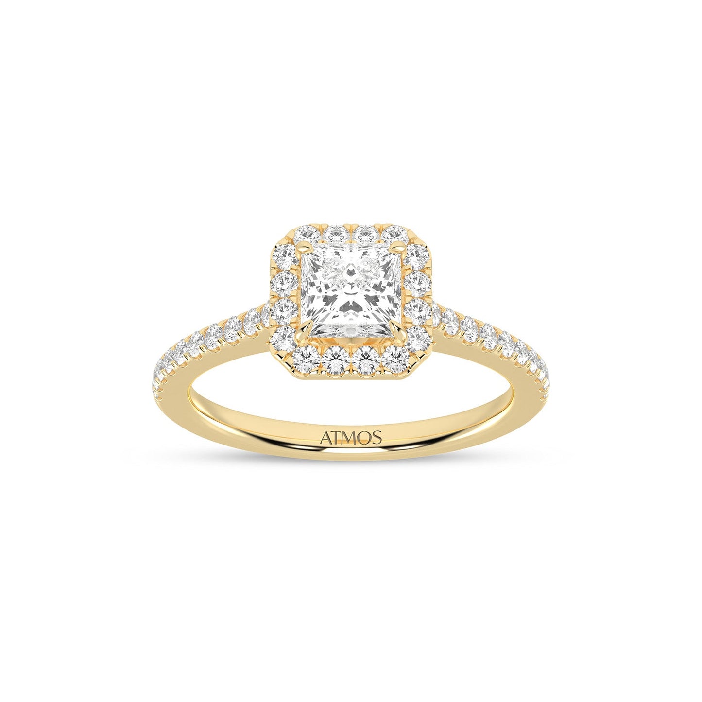 Atmos Signature Princess Halo Ring_Product Angle_PCP Main Image