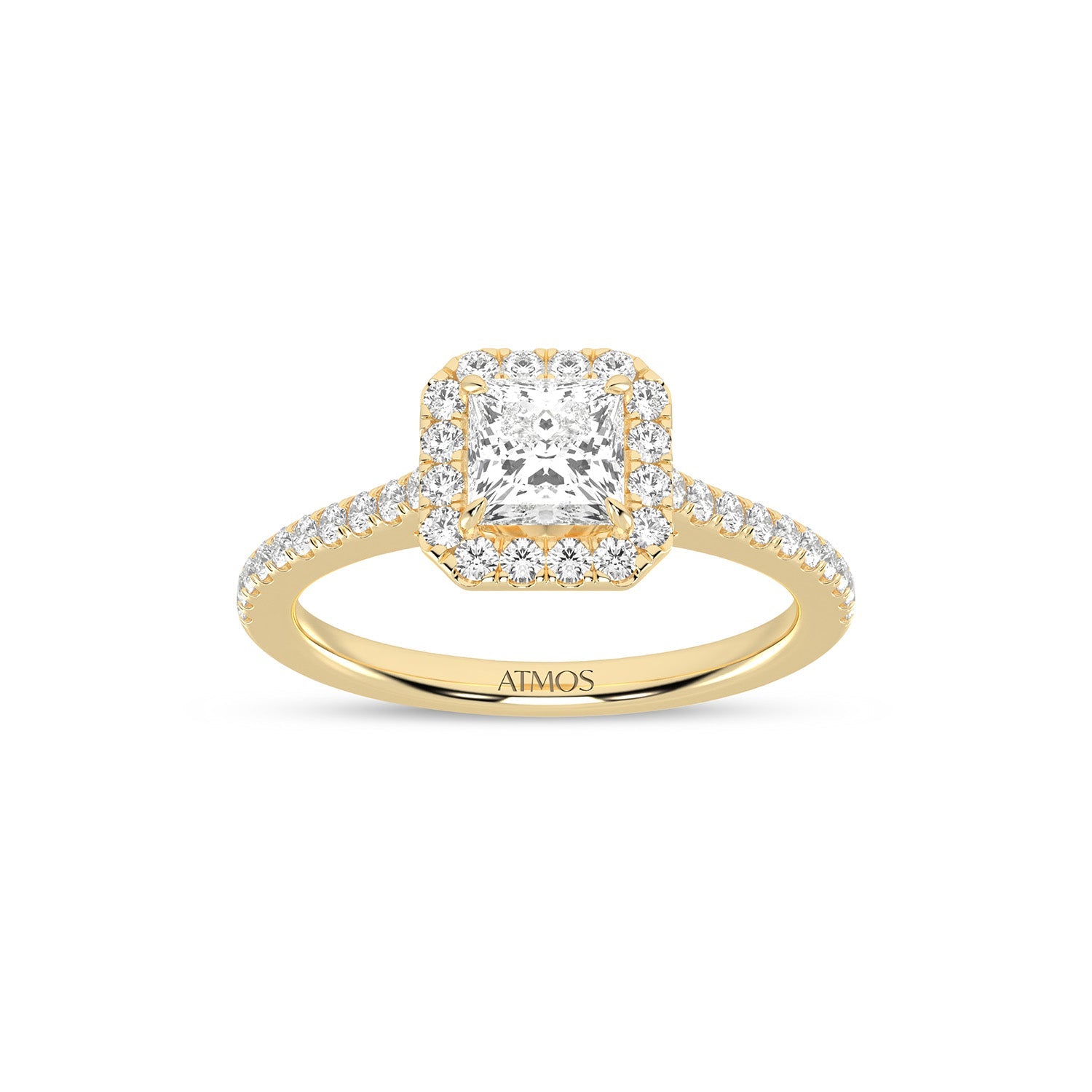 Atmos Signature Princess Halo Ring_Product Angle_PCP Main Image