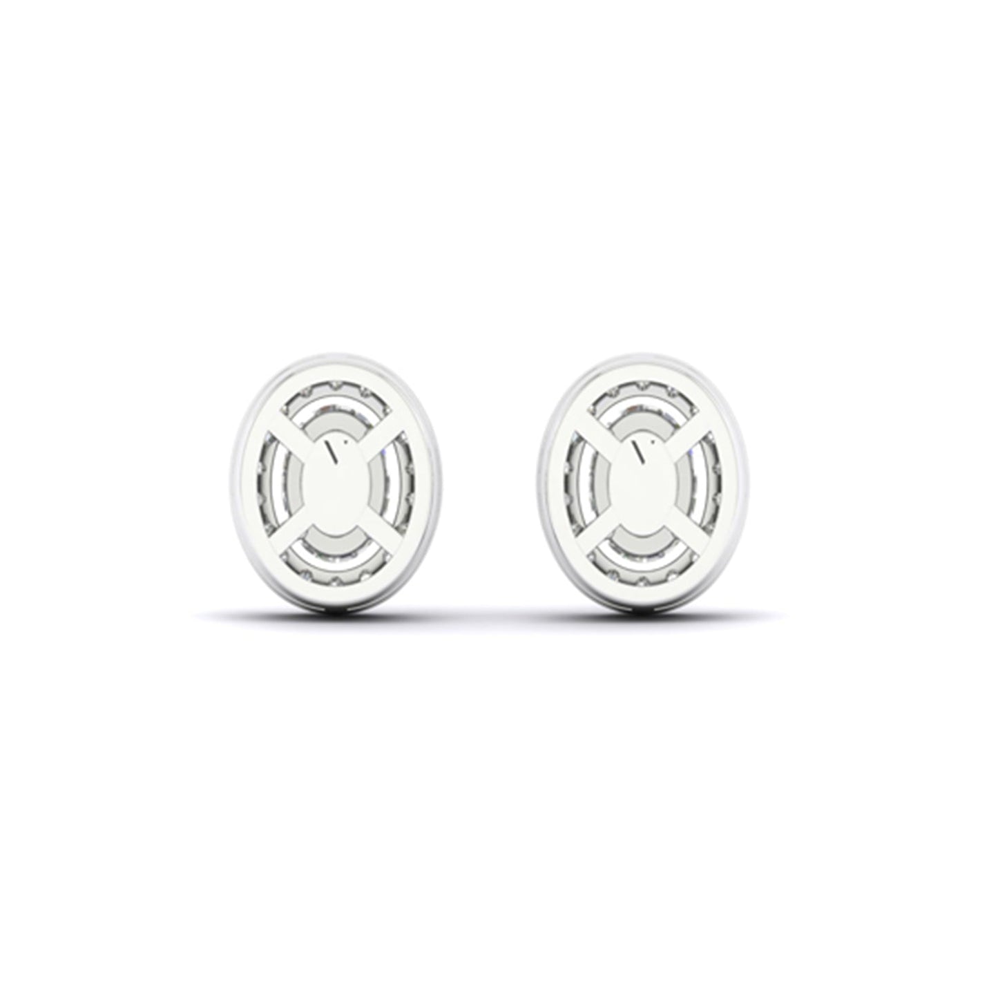 Ellipse Halo Studs_Product Angle_1/2 Ct. - 3