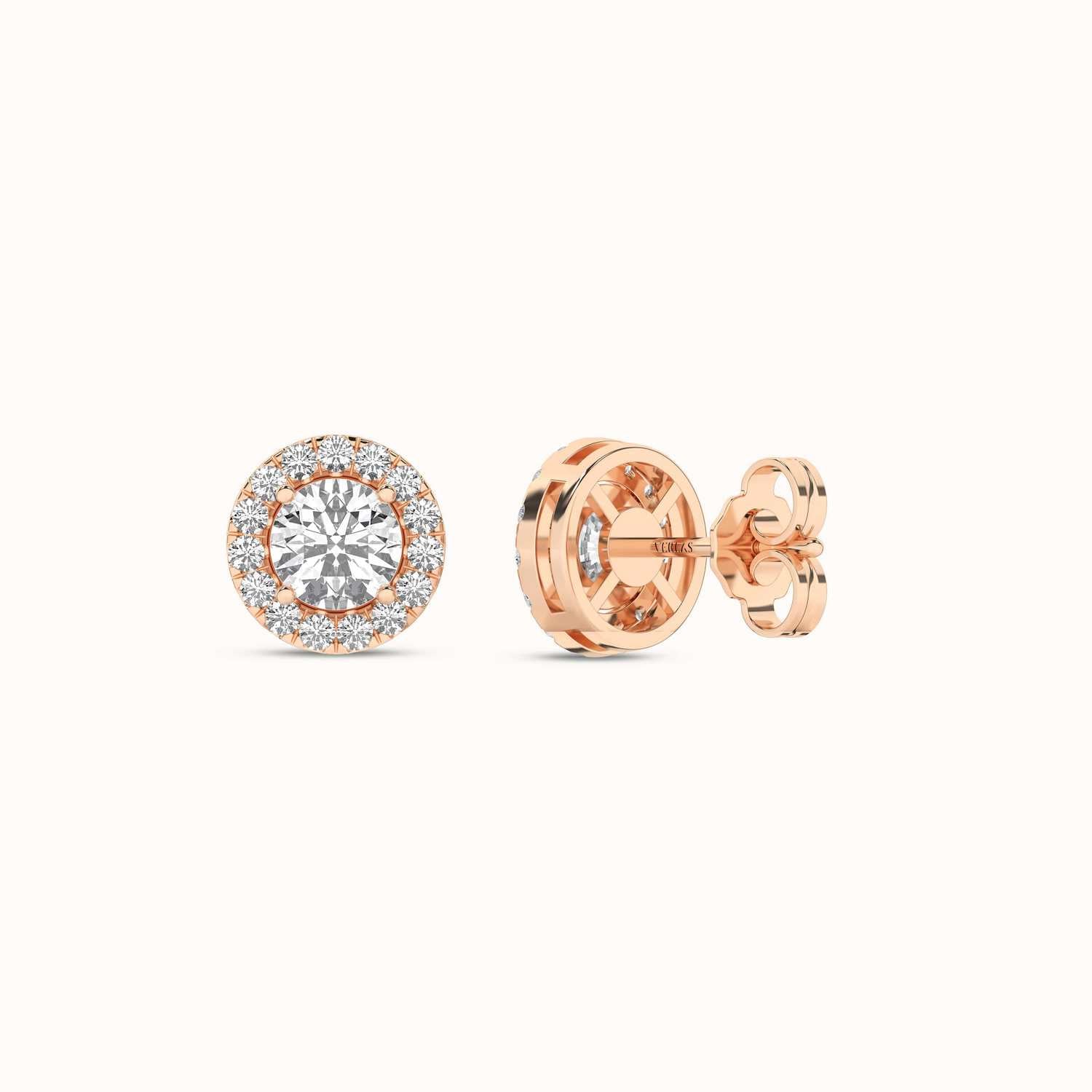 Round Halo Studs_Product Angle_1Ct. - 3