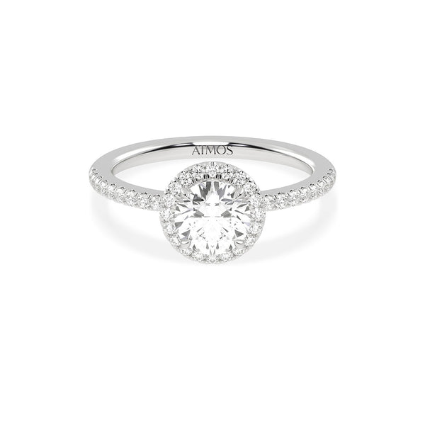 Luxe Round Halo Ring