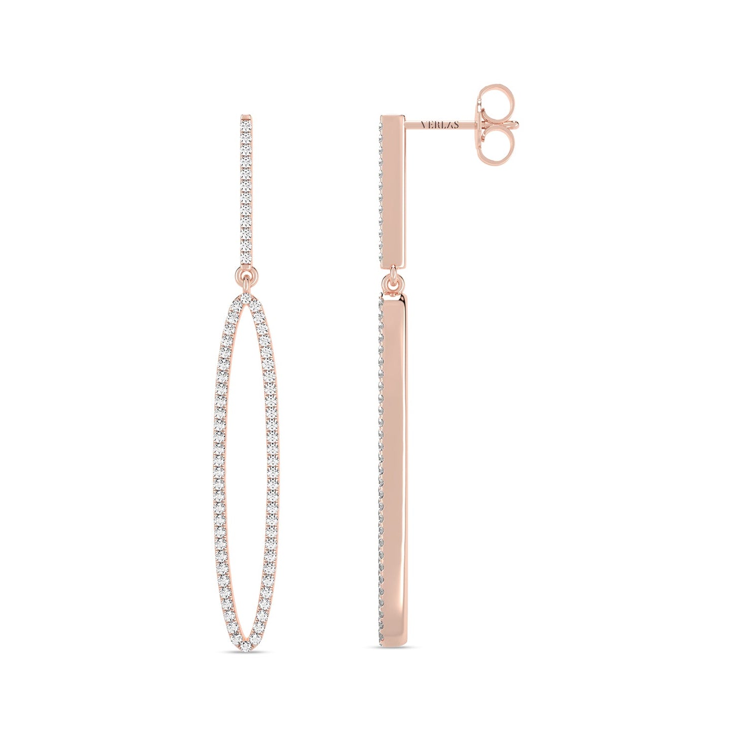 Silhouette Iconic Danglers_Product Angle_1/3 Ct. -  1 