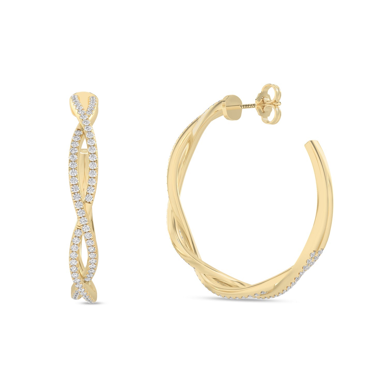 Entwined Hoops_Product Angle_1 Ct. -  1 