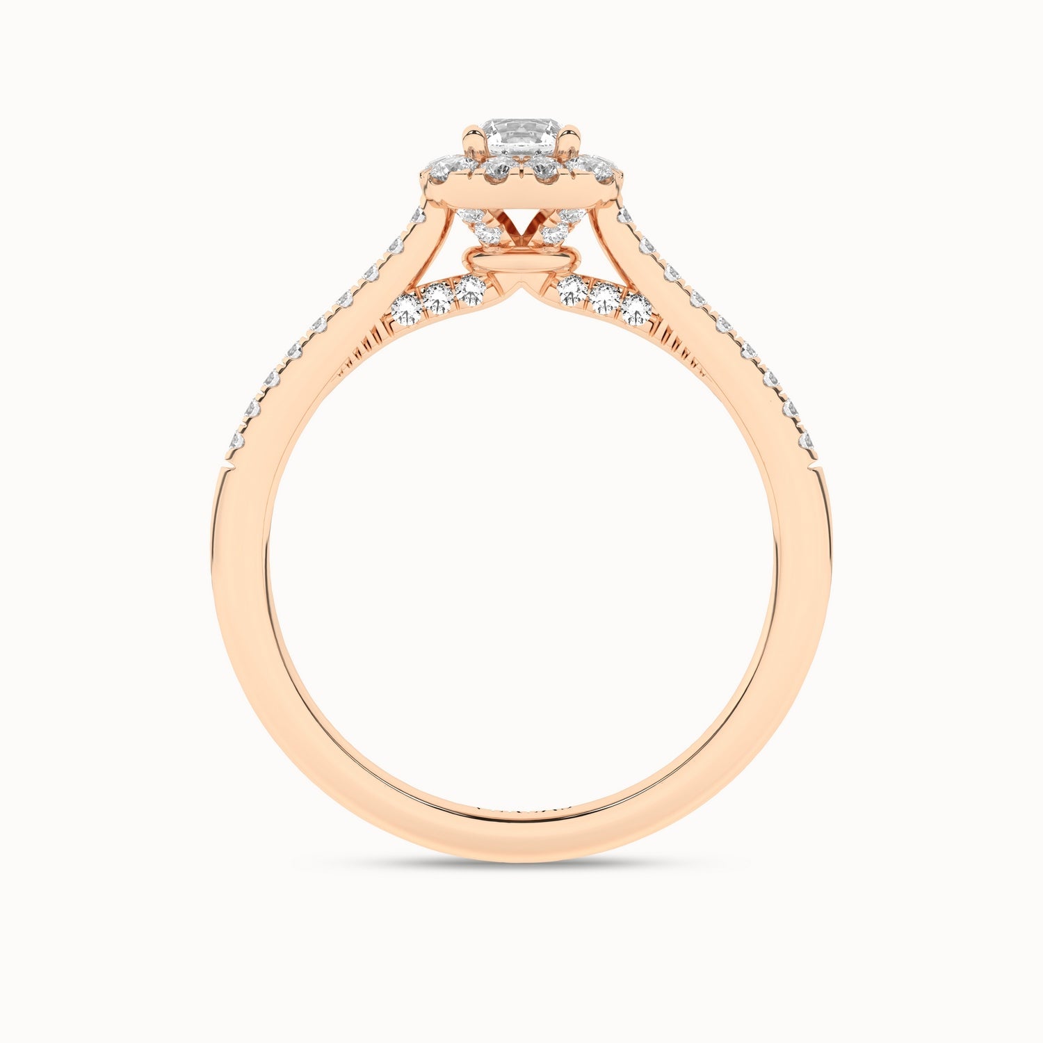 Round-Center Princess Halo Ring_Product Angle_1/2Ct. - 2