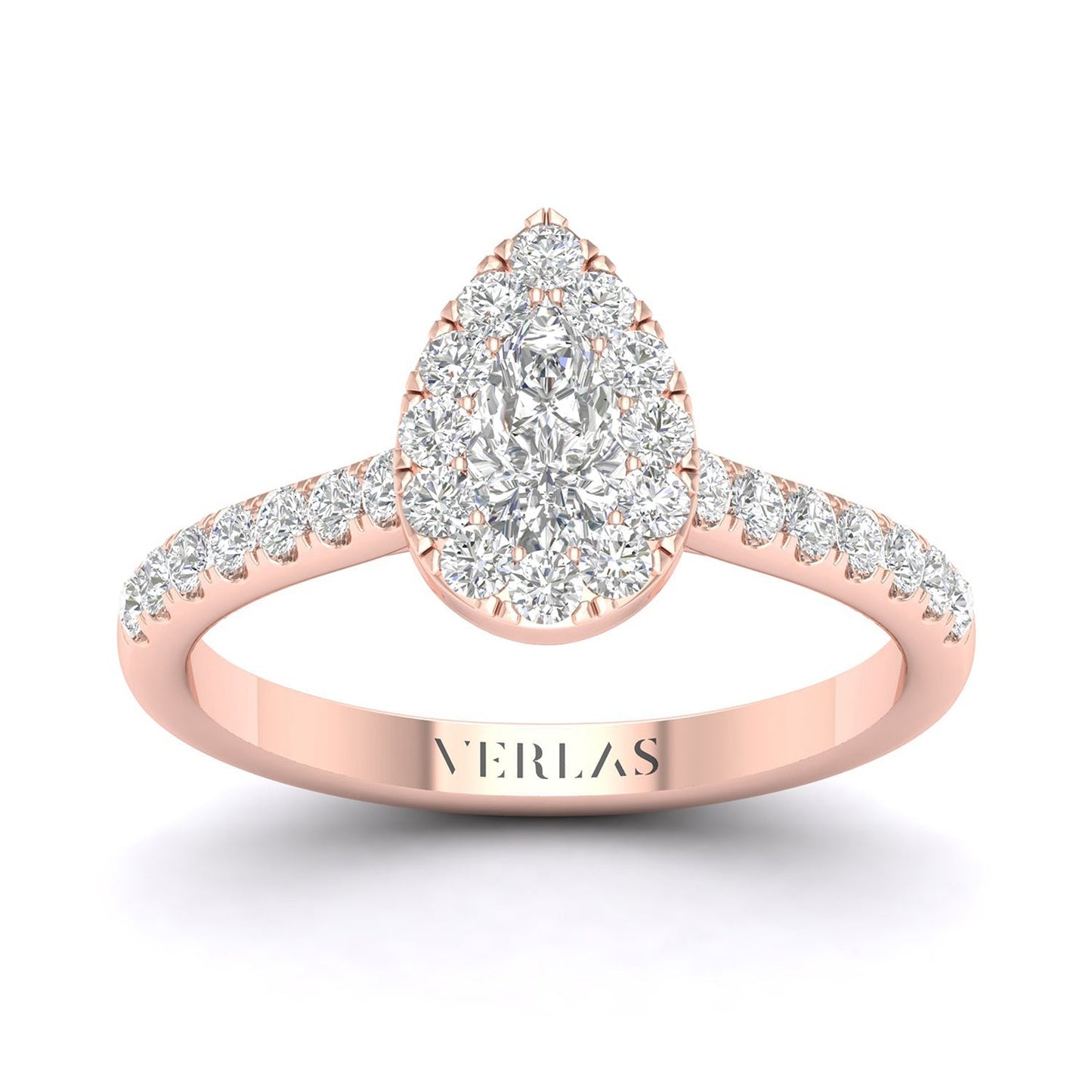 Signature Iconic Dewdrop Halo Ring