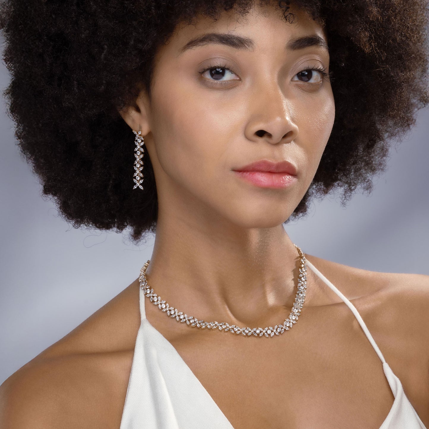 Alyssa Marquise Cascading Dangler Earrings