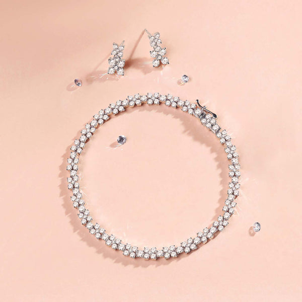 Alyssa Floral Tennis Bracelet