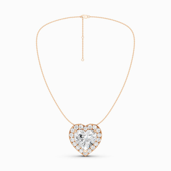 Heart Halo Necklace