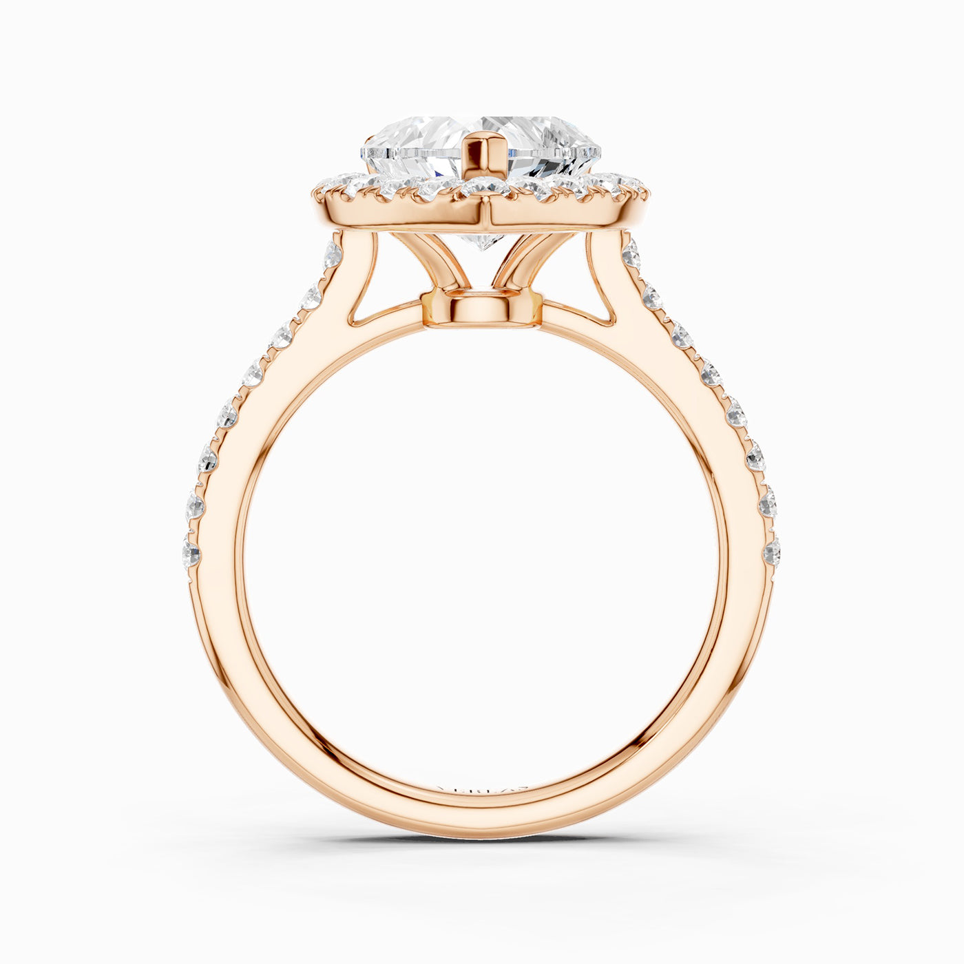 Heart Halo Ring