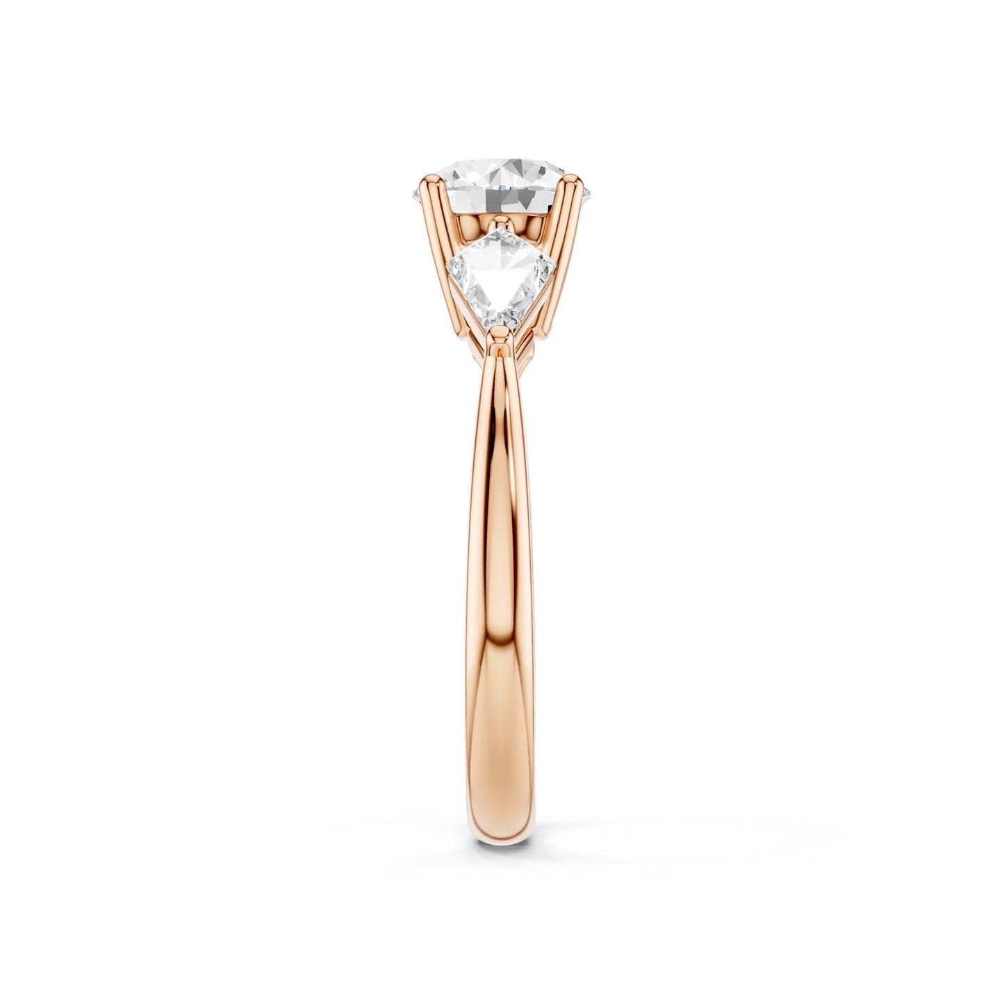 Round - Kite Trinity Diamond Ring