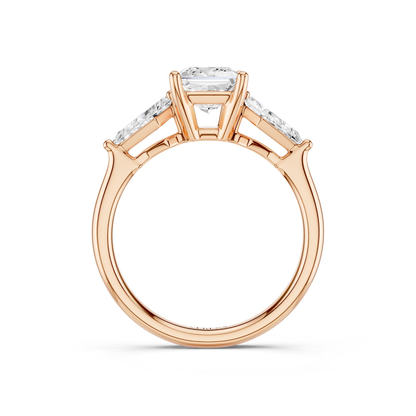 Princess - Kite Trinity Diamond Ring