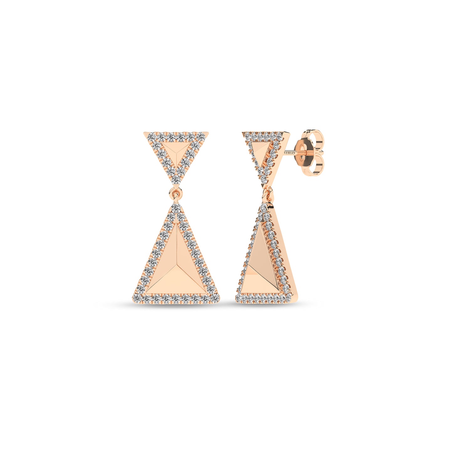 Pyramid Luxe Contour Earrings