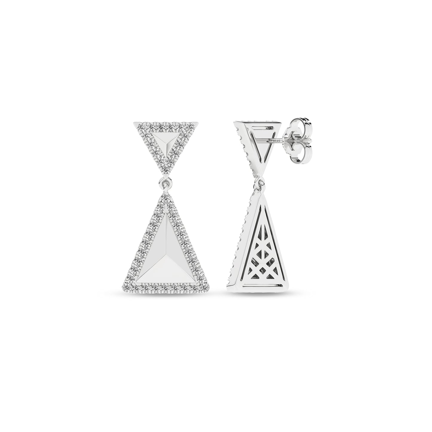 Pyramid Luxe Contour Earrings