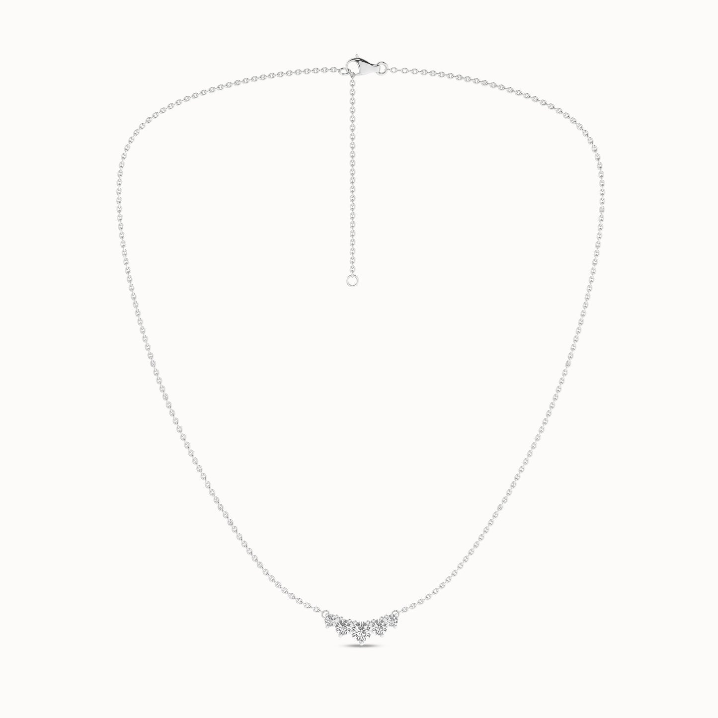 5-Stone Diamond Necklace