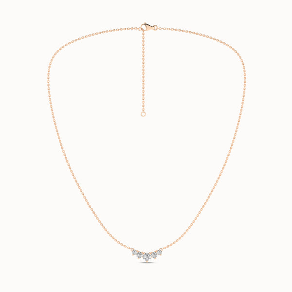 5-Stone Diamond Necklace
