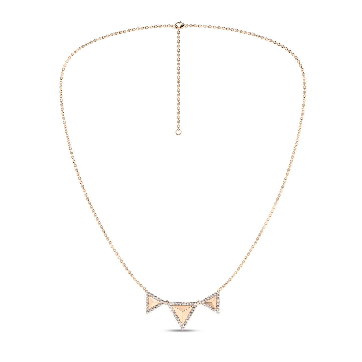 Pyramid Trois Pendant Necklace