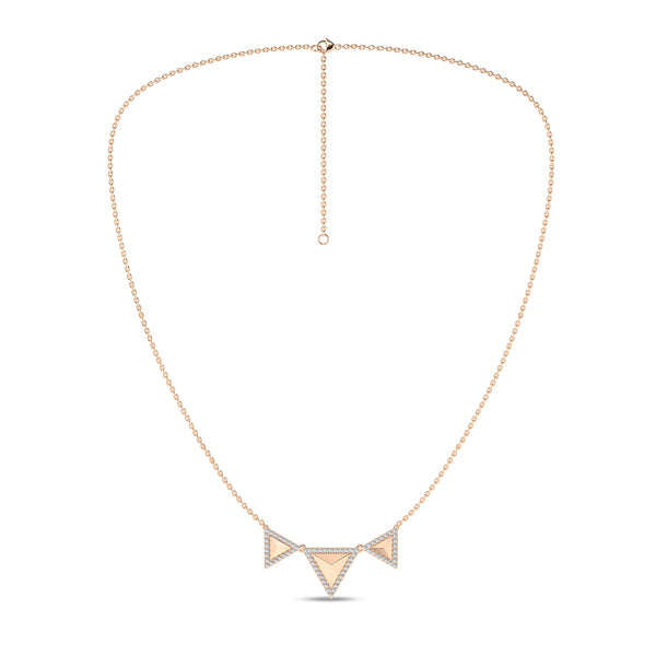 Pyramid Trois Pendant Necklace