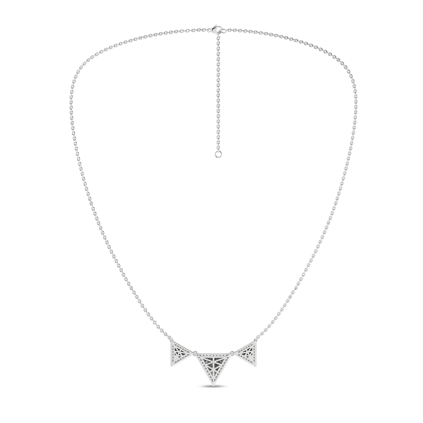 Pyramid Trois Pendant Necklace