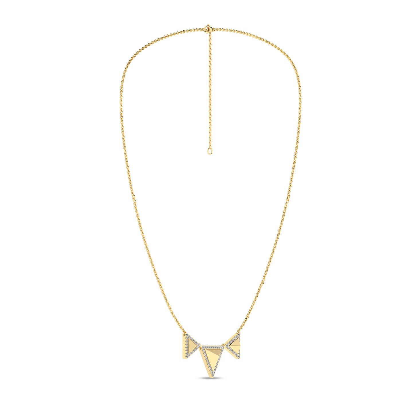 Pyramid Trois Pendant Necklace