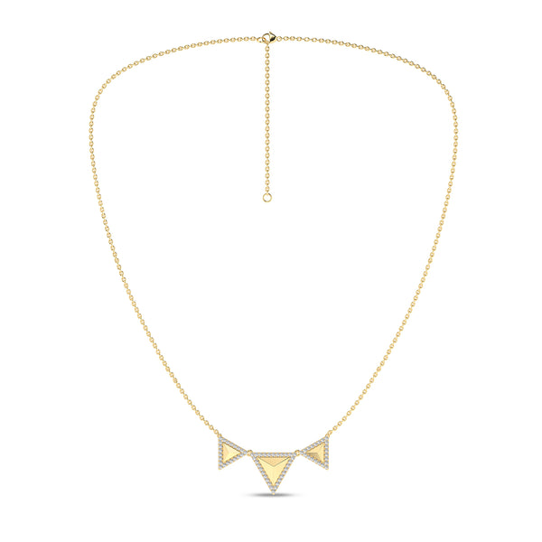 Pyramid Trois Pendant Necklace