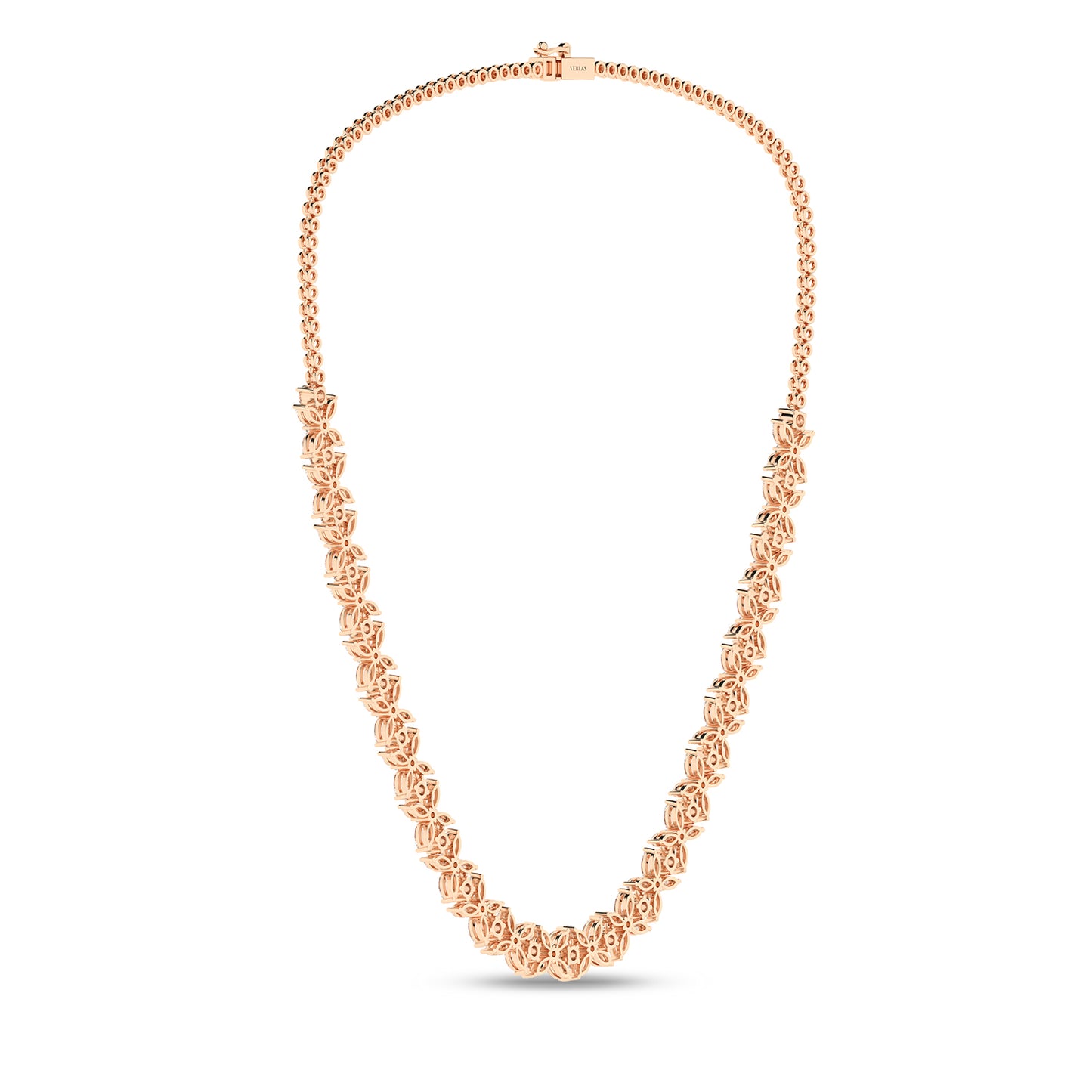 Alyssa Marquise Radiant Tennis Necklace