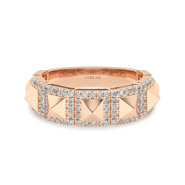 Pyramid Luxe Geometric Statement Band