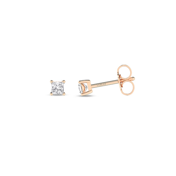 Princess Solitaire Studs