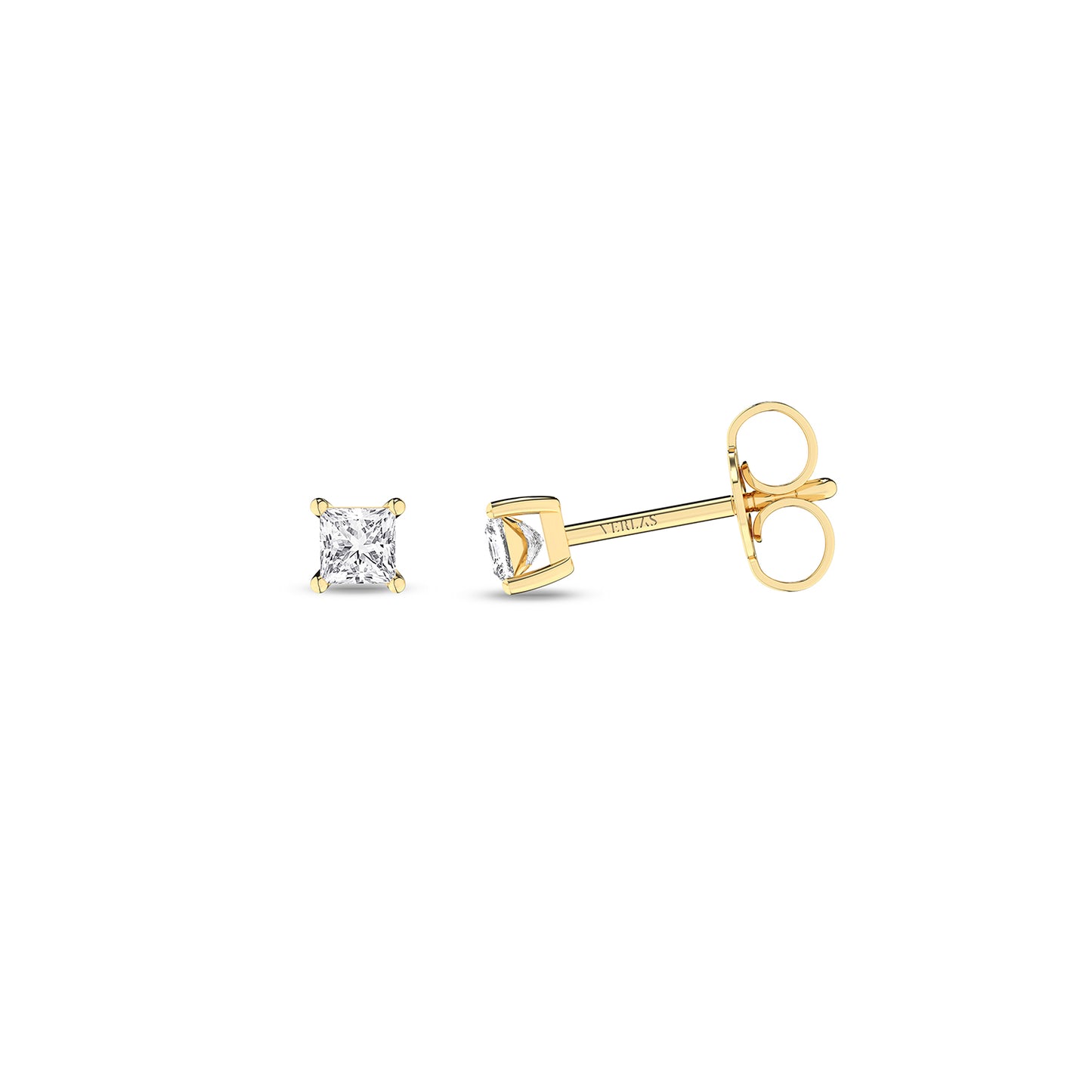 Princess Solitaire Studs