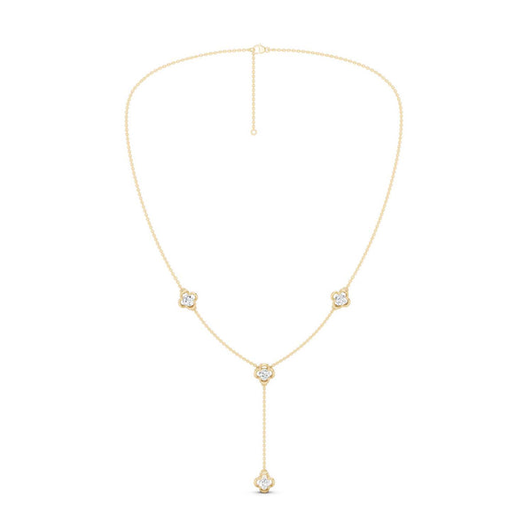Viola Stationed Y Necklace