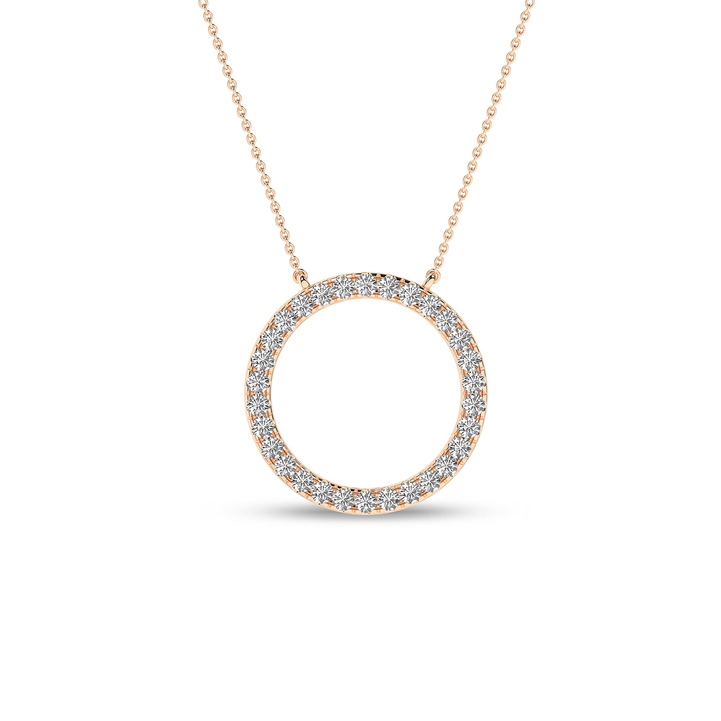 Circular Silhouette Necklace