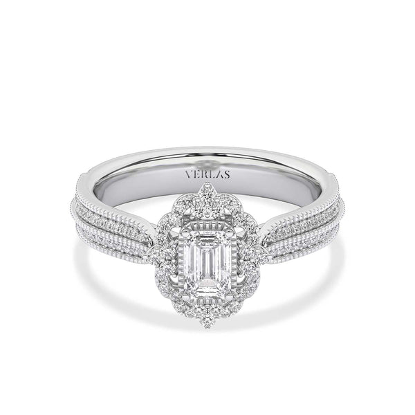 Ornate Emerald Ring