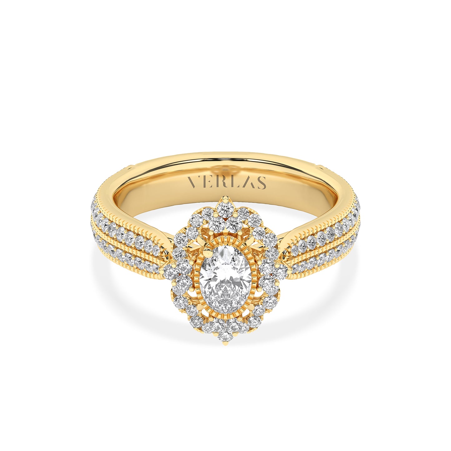 Ornate Ellipse Ring