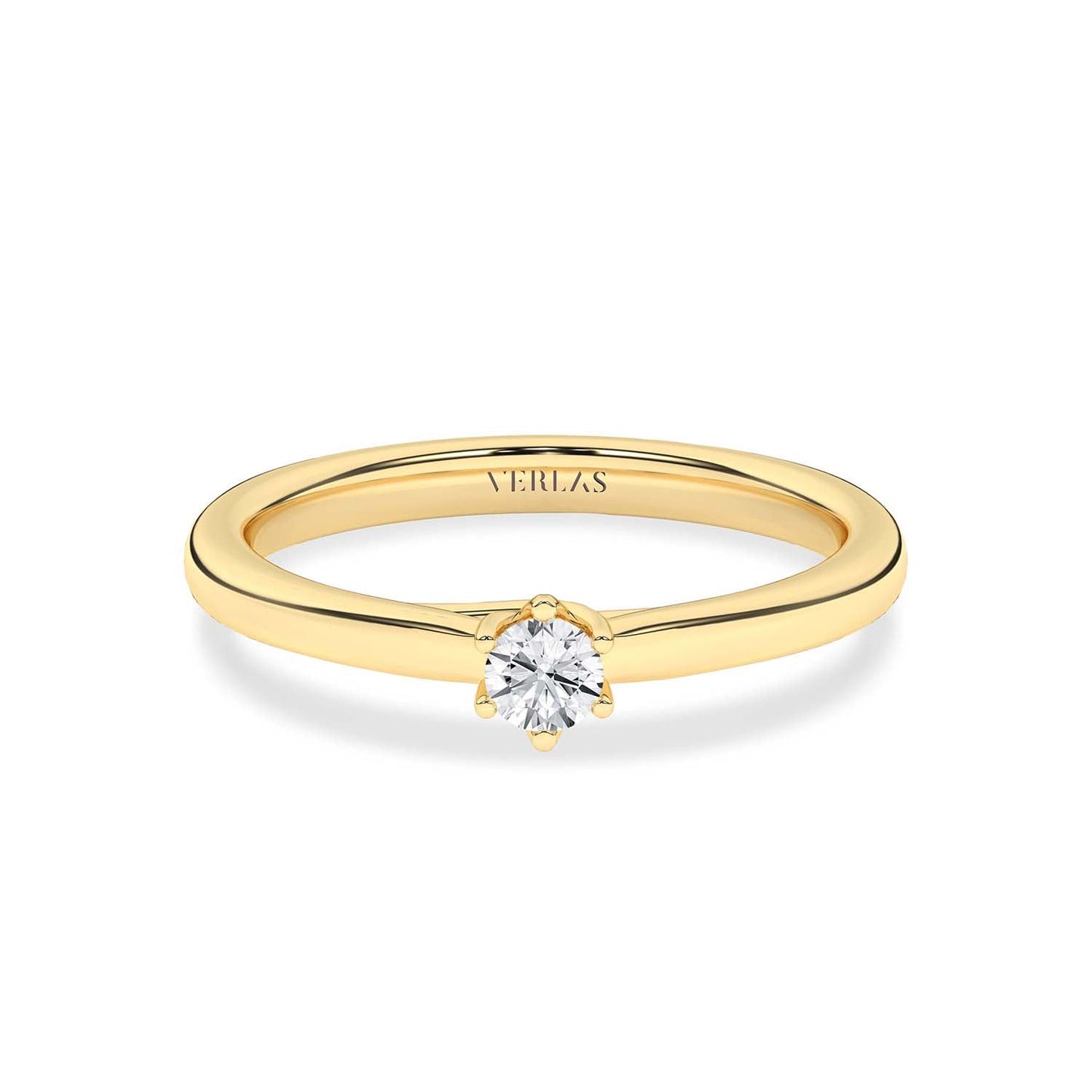 6-Pronged Round Ring