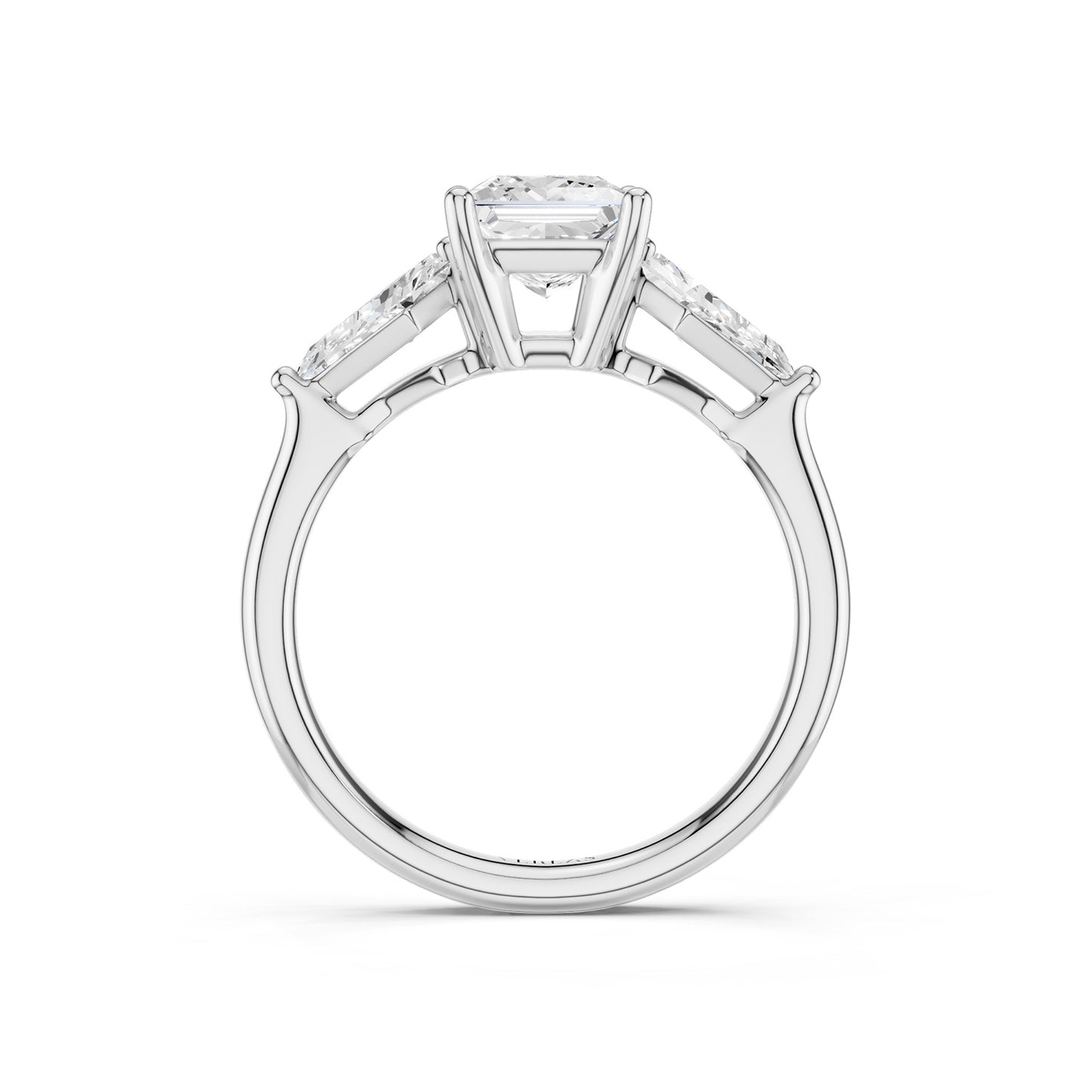 Princess - Kite Trinity Diamond Ring