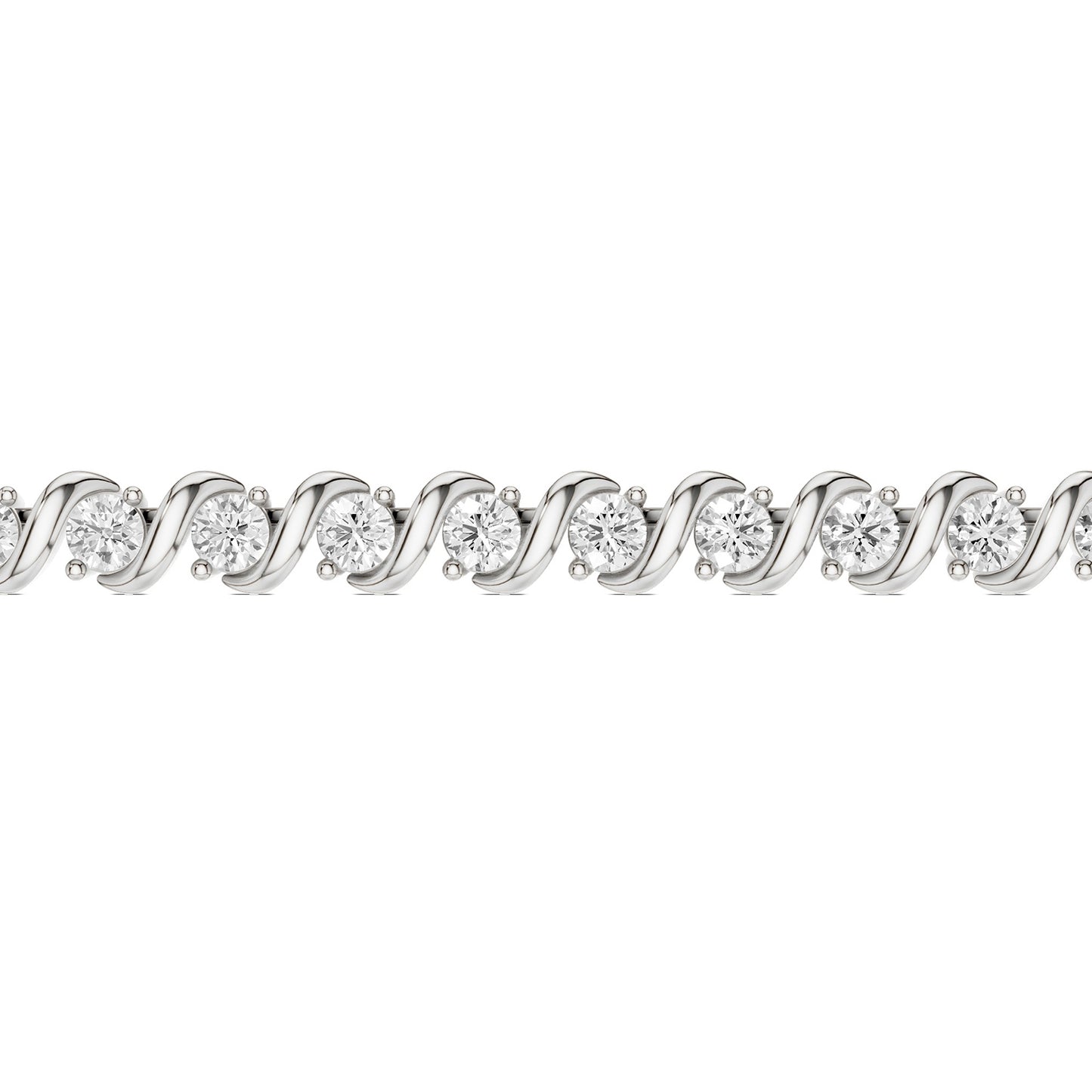 S-Link Diamond Tennis Bracelet Medium