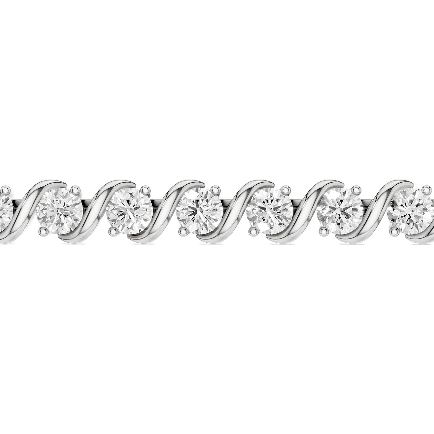 S-Link Diamond Tennis Bracelet Large