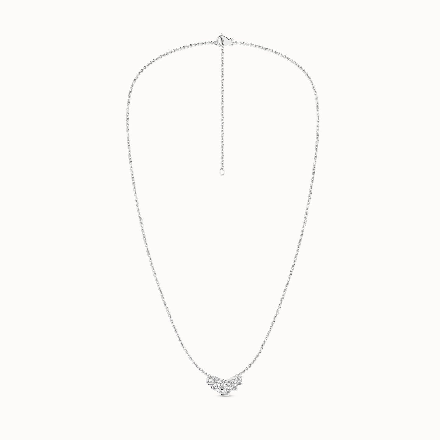 5-Stone Diamond Necklace