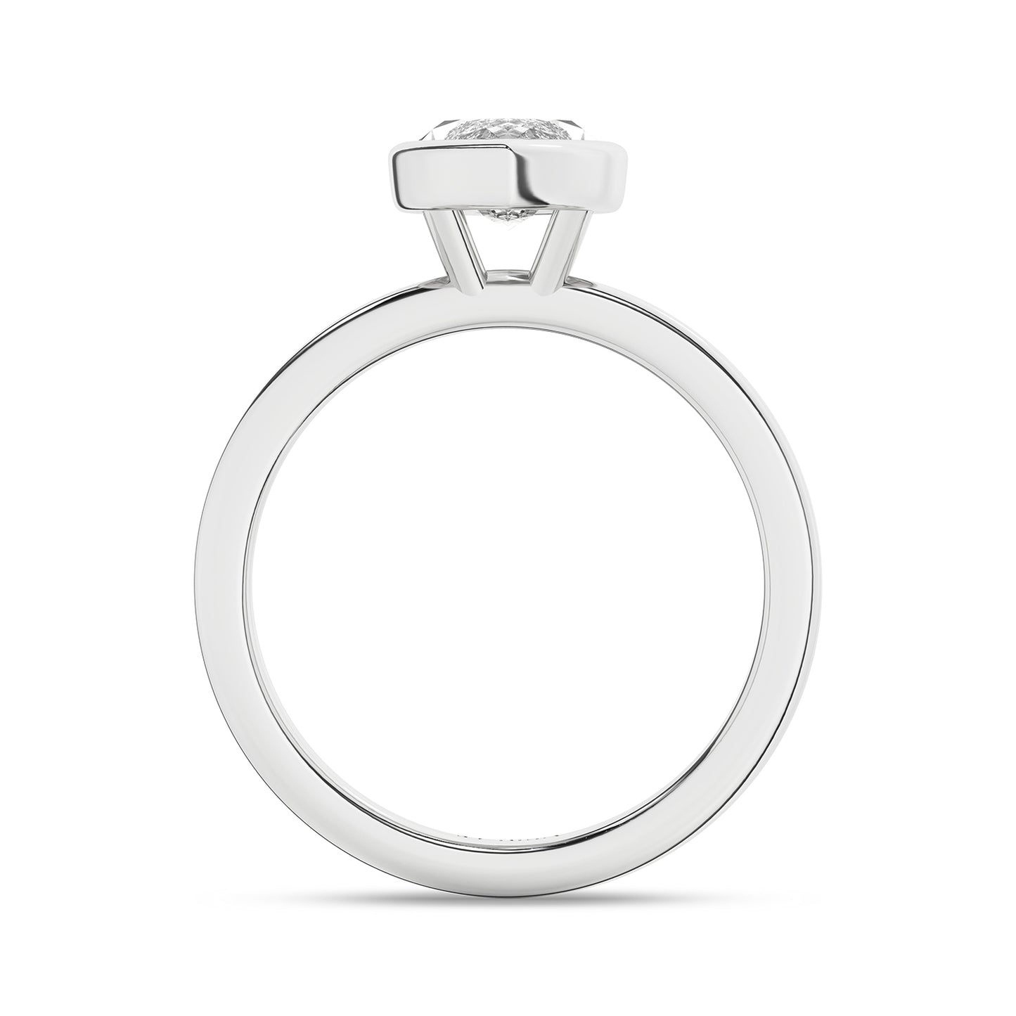 Coupled Marquise Bezel Ring