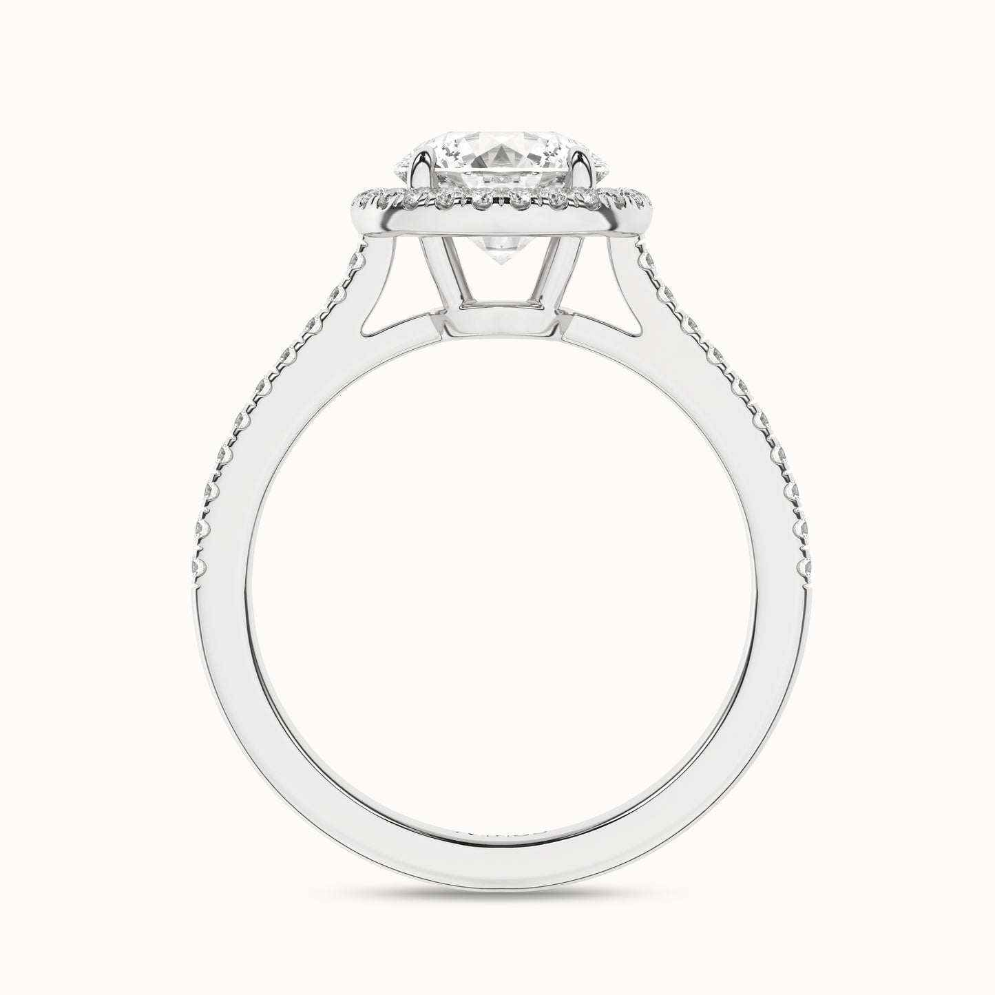 Round Signature Halo Ring