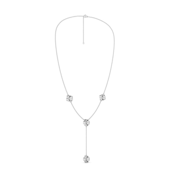 Viola Stationed Y Necklace
