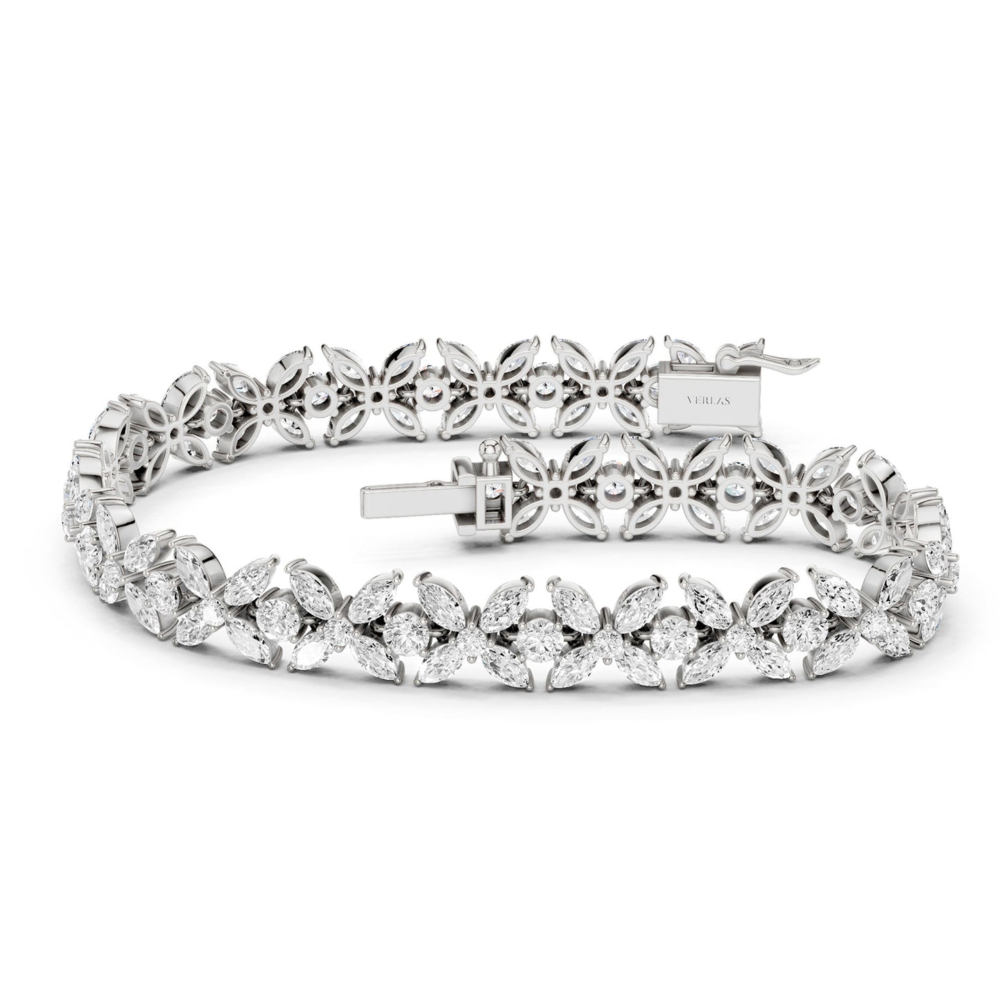 Alyssa Marquise Tennis Bracelet