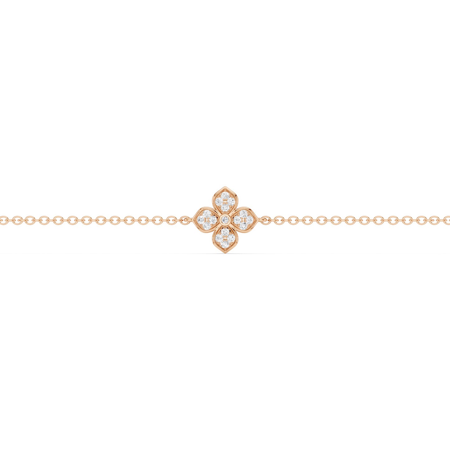 La Fleur Diamond Radiant Stationed Bracelet