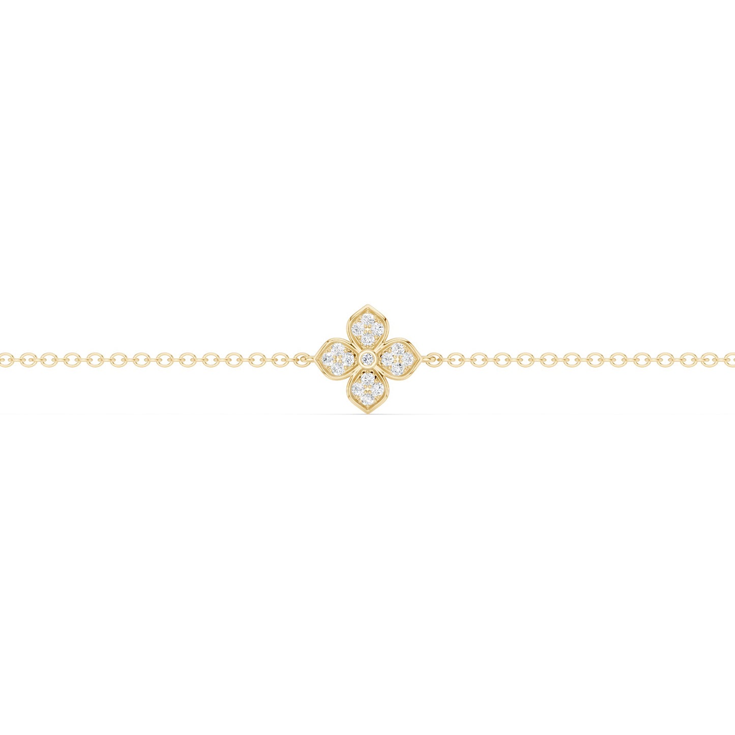 La Fleur Diamond Radiant Stationed Bracelet