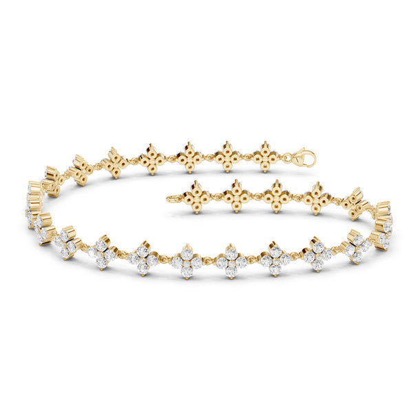 Alyssa Blossom Tennis Bracelet